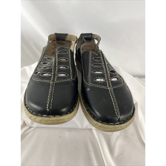 Joseph Siebel Leather Slip-On Shoes - Picture 9 of 13